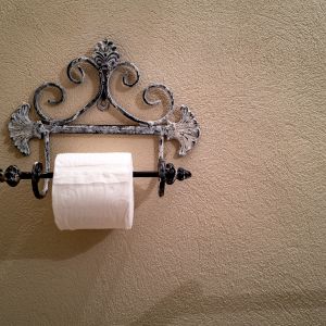 Voor de eerste dagen toiletpapier aanwezig
